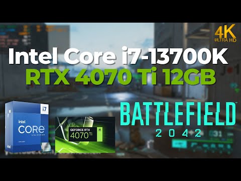 Intel Core i7-13700K  NVIDIA RTX 4070 Ti - Battlefield 2042 @4K maxed out (32GB RAM DDR5-6000)