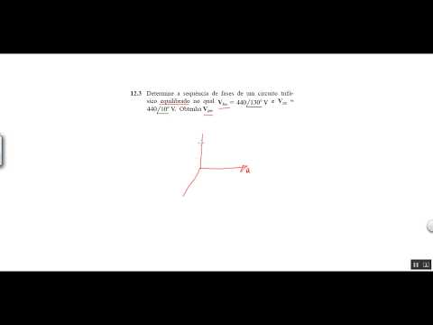 [Circuitos Elétricos] Problema 12.3 Sadiku 5ed - Sistema Trifásico Equilibrado