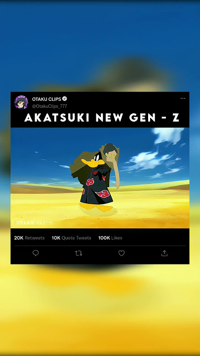 NEW GENERATION AKATSUKI HERE..🙃 #akatsuki