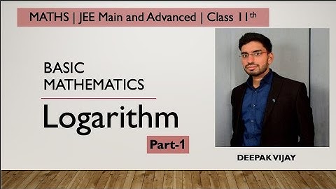 Logarithm | Part-1 | IIT-JEE | Complete Formulas and Practice Problems