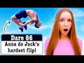 100 GYMNASTICS DARES IN 1 HOUR