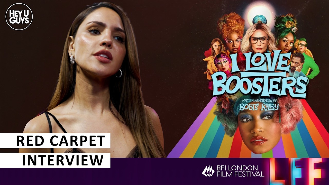 Eiza González: “She’s a Person of the People” | I Love Boosters LFF Red Carpet Interview