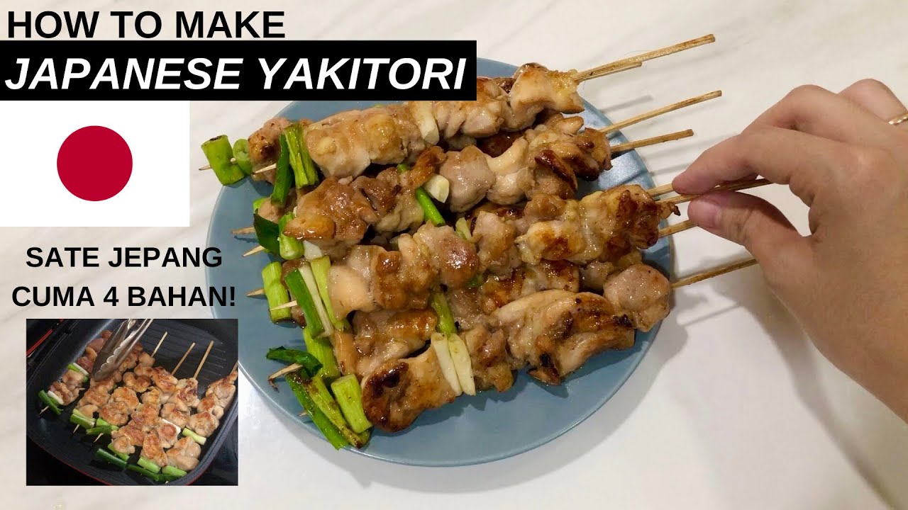 Cara Membuat SATE JEPANG Enak Cuma 4 Bahan - Easy Japanese Yakitori