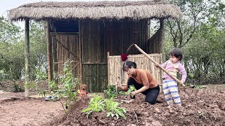 Life of a single mother - Gardening with Children - The Pain & Fatigue of Raising Children Alone