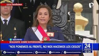 Dina Boluarte sobre la delincuencia en el país: “se ha fortalecido por la inmigración ilegal”