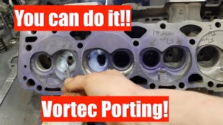 Vortec Head Basic Porting! Made Easy with Flow Bench Results!