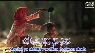 Maula Ya Sholli Wasalim Daaiman Abada| 8 Jam Non_Stop teks Arab & Latin 