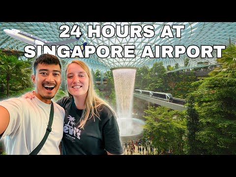 24 HOURS IN THE WORLD BEST AIRPORT - CHANGI AIRPORT SINGAPORE 🇸🇬