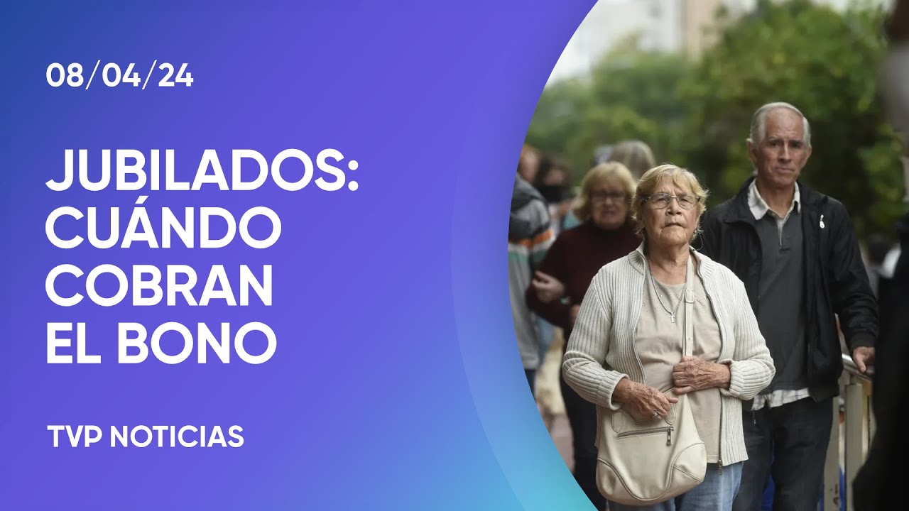 Jubilados: cúales son las fechas de cobro del bono - YouTube