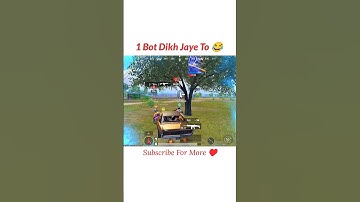 NOOB SQUAD VS BOT 🤣 #youtubeshorts #bgmi