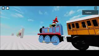 Thomas, Annie And Clarabel Wooden Railway Test With Bodys