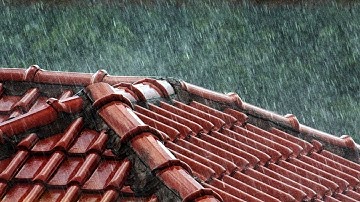 [ Mạnh hơn cả thuốc ngủ ] tiếng mưa rào rơi trên mái nhà | Ngủ cực ngon 「 Nhạc thư giãn 」