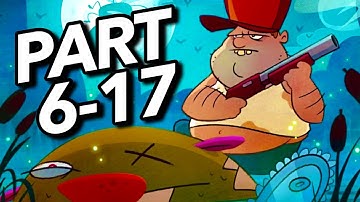 Swamp Attack Episode 6 Level 17 Walkthrough Gameplay - Curse of the swamp monster, (6-17)