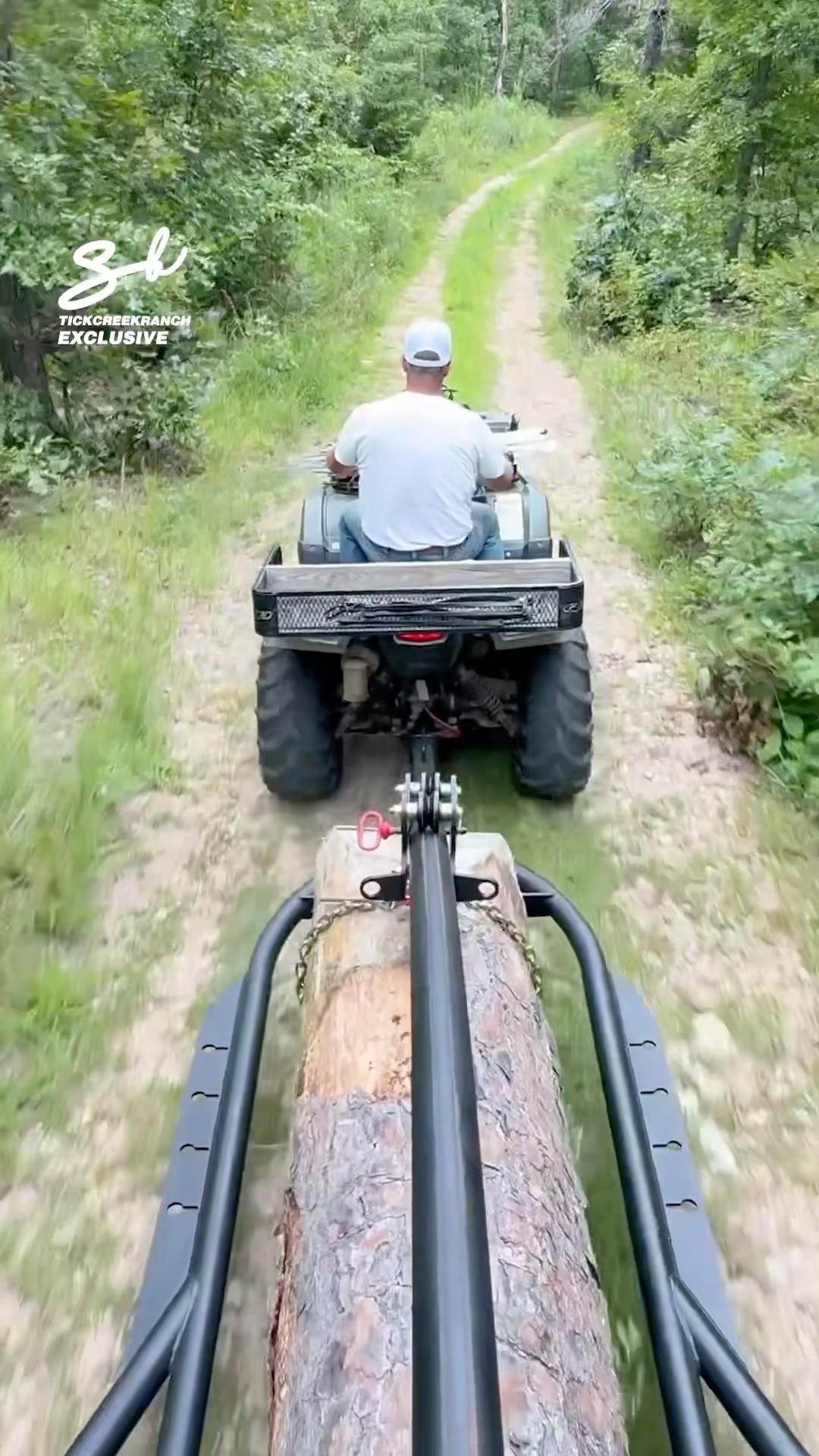 It does all the heavy lifting for you ? #log #farming #vehicle