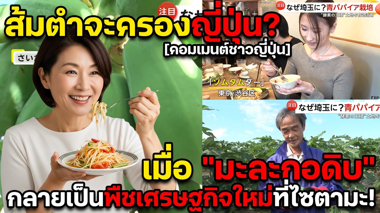ส้มตำจะครองญี่ปุ่น? เมื่อ 