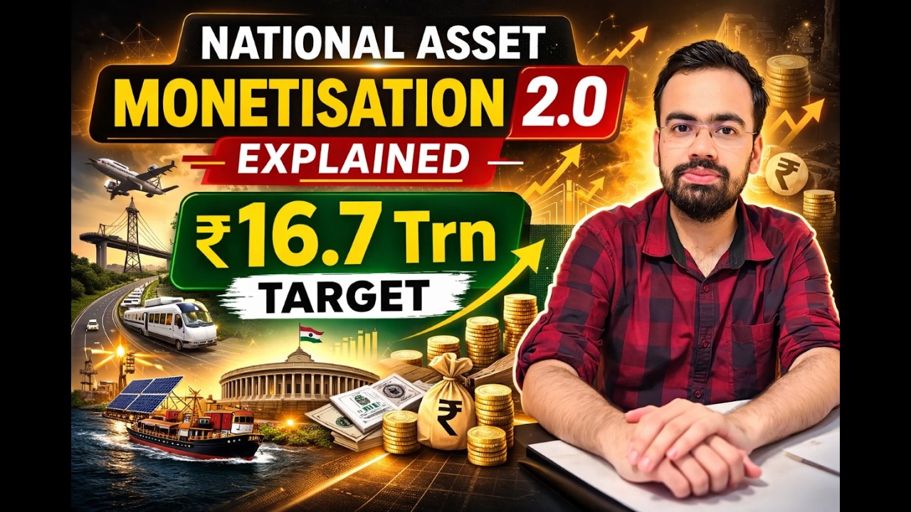 National Monetisation Pipeline 2.0 Explained | ₹16.7 Trillion Target