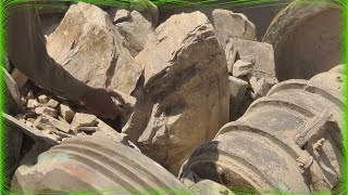 ASMR Quarry Primary ROCK CRUSHER Machine-Rock Quarry Crushing Operations-Rock Crushing Video#goviral