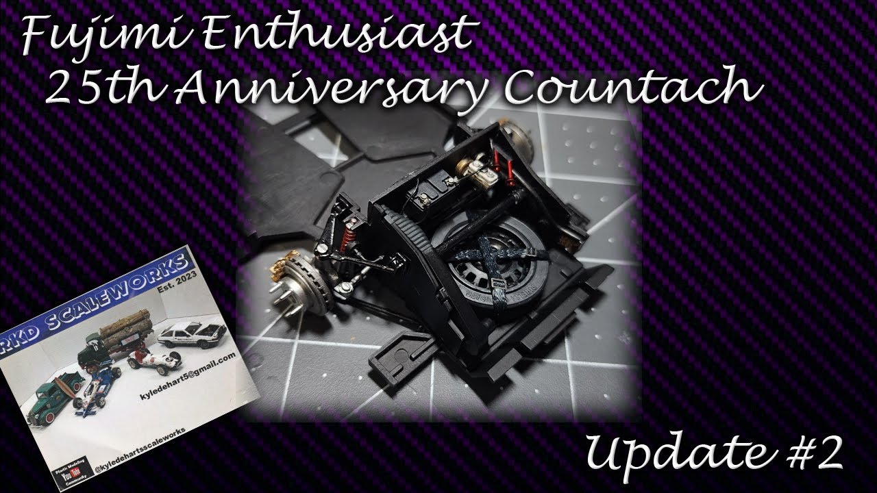 Maquette Lamborghini Art Rain-X countach Fujimi 1/24 - Modélisme