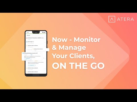 Introducing the New Atera RMM Mobile App