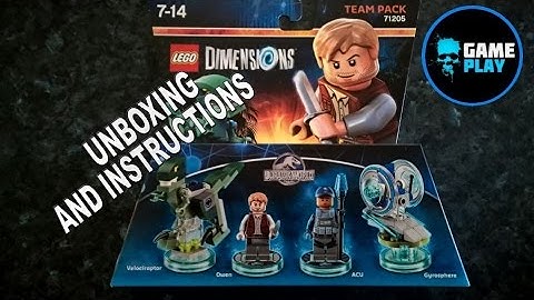 Lego Dimensions Jurassic World Team Pack Unboxing And Instructions 1