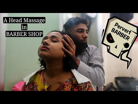 A Head Massage In A Barber Shop | Indian ASMR Oil Hair Massage 🤬 Pervert Barber Not Scared Of Camera