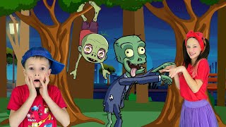 Zombies Playing Run Or Play? Zombies Want To Play? New Kids Hit Song Kids Halloween Songs