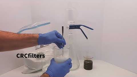 CRCfilters Silica Gel 60A purification demonstration