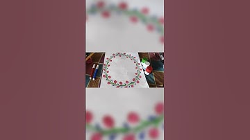 easy circle border drawing ✨🎨#drawing #reels #art #shortvideo #circledrawing #youtubeshorts #viral