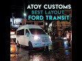 Ford transit imported look. Full Customization 2020 Atoy Customs