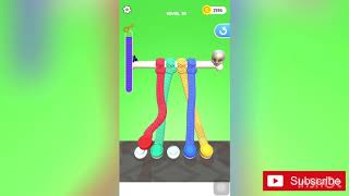 Tangle Master 3D Game Play || Level 35 to 40 screenshot 4
