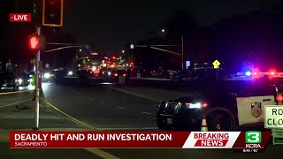 Pedestrian struck twice, killed in hit-and-run crash in Sacramento