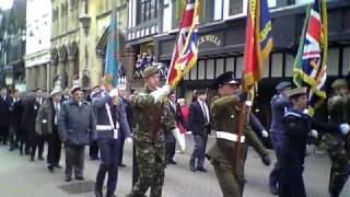 remembrance parade in Chester 14/11/2010 part 2