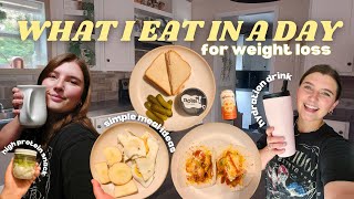 what I eat in a day for weight loss🍎💪🏼 1,800 calories, hydration drink, and my workout