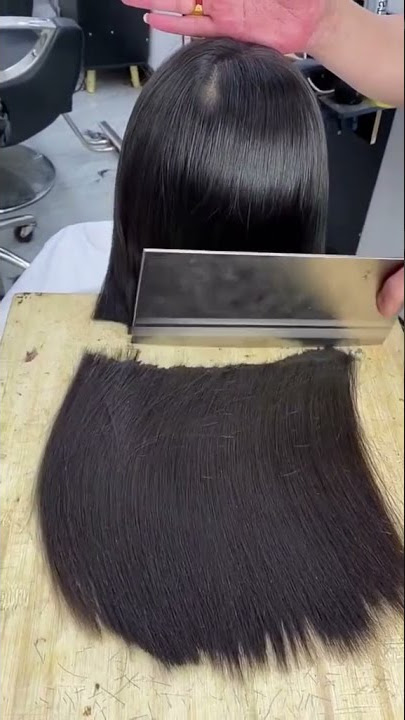 Haircut with a knife #hair #cut #knife #shorts #20