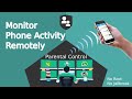 How to Monitor Phone Activity Remotely | Powerful Parental Control App for Any Android iOS Mobile