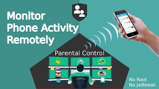 How to Monitor Phone Activity Remotely | Powerful Parental Control App for Any Android iOS Mobile screenshot 1