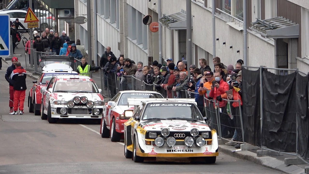 WRC Finland 2021 Historic Car Parade at SS1 Harju