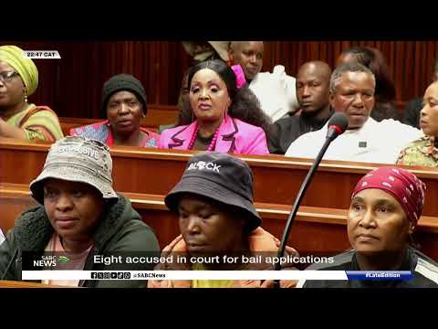 Eight accused in court for bail applications