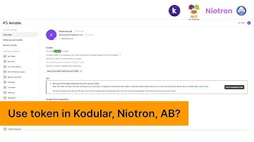 How to use Airtable Token in Kodular, Niotron, AB