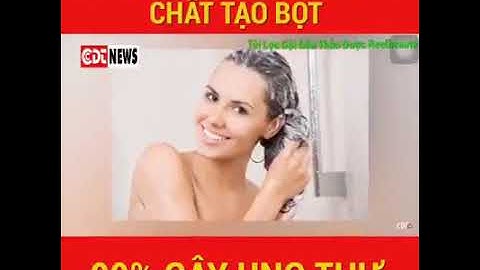 Tác hại của việc dùng dầu gội có hóa chất