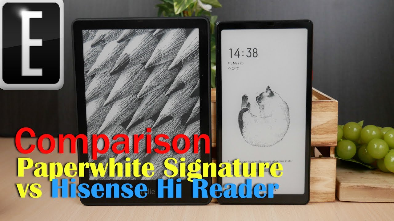 Kindle Paperwhite Signature Edition vs Hisense Hi Reader 