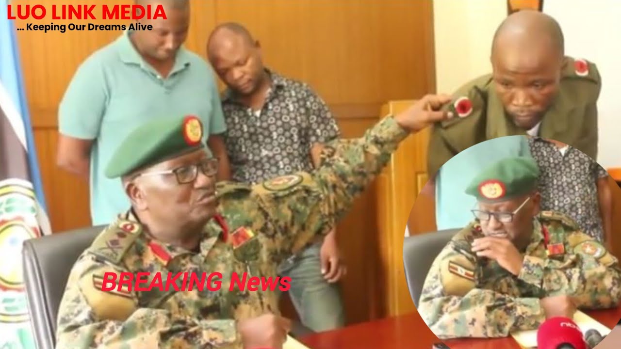 BREAKING NEWS: UPDF major imposter arrested with army uniform and pistols@LLM.