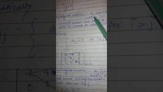 Upper triangular matrix