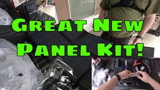 ATEM Power 120W Folding Solar Panel With MPPT Charge Controller Unboxing