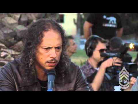Metallica's Kirk Hammett interviewed at the 6th Annual Johnny Ramone Tribute.