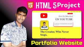 HTML 5 Practice Project | Portfolio Website 2020