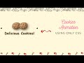 Animate Cookies Falling | CSS Animation