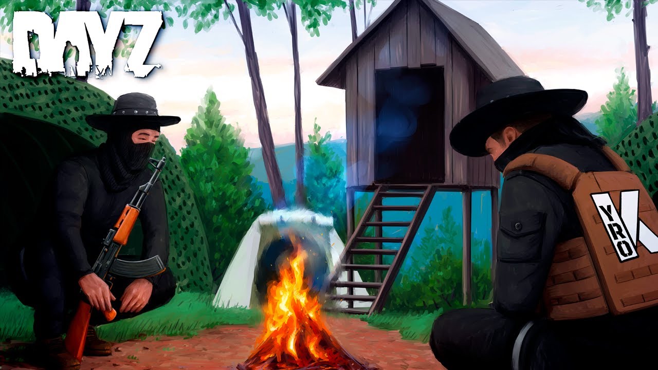 We LIVED out of TENTS in a FOREST in DayZ!