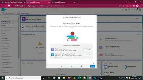 Configure Salesforce Knowledge ‐Set Up Salesforce Knowledge