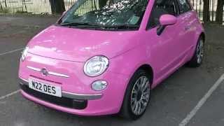 Fiat 500c Pink www promotors co uk